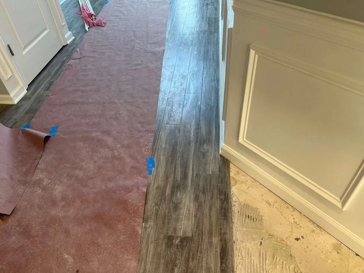 Completed marble shower restoration in Big Bear Lake